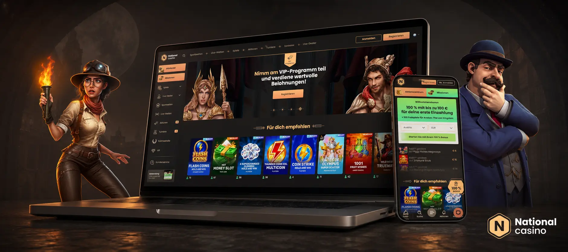 Wie startet man mit Live-Spielen